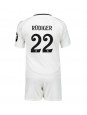 Real Madrid Antonio Rudiger #22 Heimtrikotsatz für Kinder 2024-25 Kurzarm (+ Kurze Hosen)